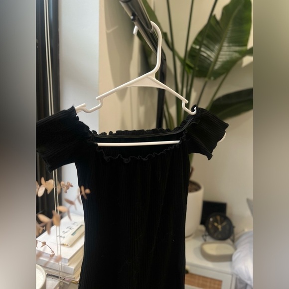 Casual black mini dress - Picture 2 of 2